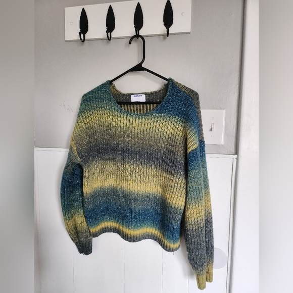 Old Navy Sweaters - Old navy knit color block sweater Large